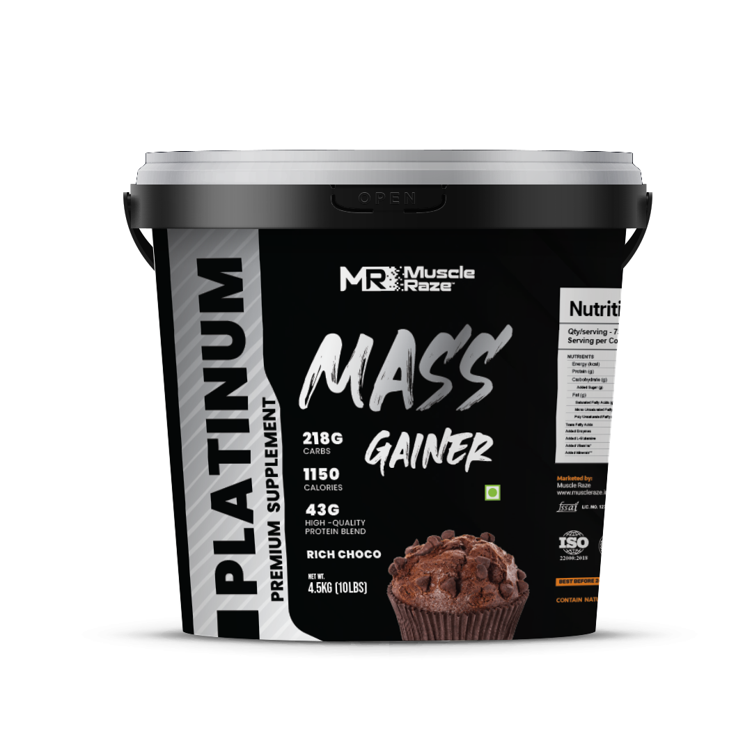 Muscle Raze Platinum Mass Gainer 4.5kg [10 Lbs]